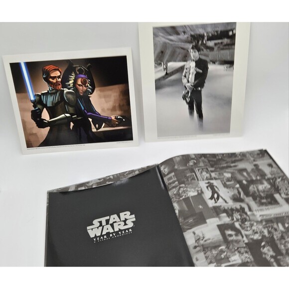 Star Wars Year by Year A Visual Chronicle Excellent Hardcover Book + 2 Prints - Picture 5 of 16